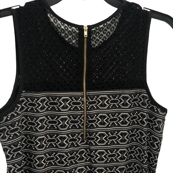 Xhilaration Women's Mini Dress Sleeveless Lace front and back zip Size M - Picture 4 of 6